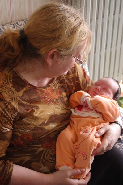 Lou-Ann et sa grand-m�re Gigi !