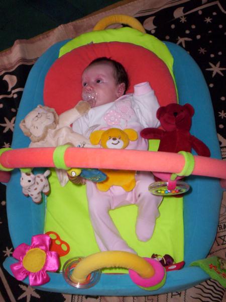 6 semaines et elle grandit � vue d'oeil !